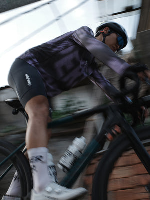 Men's Wildway Long Sleeve Quick-Dry T-Shirt  - Black Purple