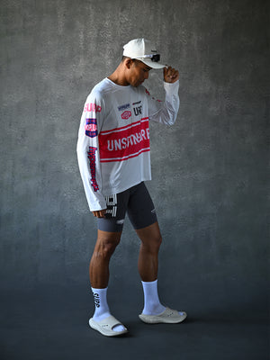 Wildway URT Long Sleeves MESH TEE - Off White