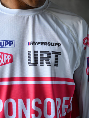 Wildway URT Long Sleeves MESH TEE - Off White