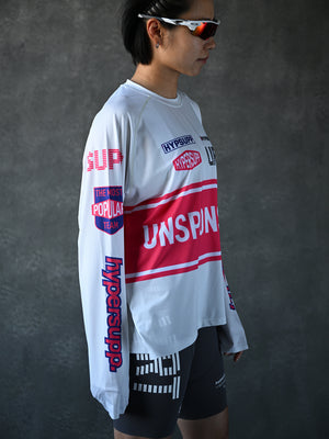 Wildway URT Long Sleeves MESH TEE - Off White